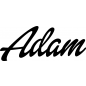 Preview: Adam - Schriftzug aus Birke-Sperrholz
