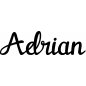 Preview: Adrian - Schriftzug aus Birke-Sperrholz