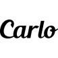 Mobile Preview: Carlo - Schriftzug aus Birke-Sperrholz