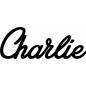 Preview: Charlie - Schriftzug aus Birke-Sperrholz