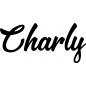 Preview: Charly - Schriftzug aus Birke-Sperrholz