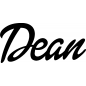 Preview: Dean - Schriftzug aus Birke-Sperrholz