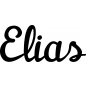 Mobile Preview: Elias - Schriftzug aus Birke-Sperrholz