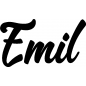 Preview: Emil - Schriftzug aus Birke-Sperrholz
