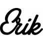 Mobile Preview: Erik - Schriftzug aus Birke-Sperrholz