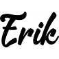Mobile Preview: Erik - Schriftzug aus Birke-Sperrholz