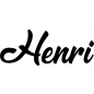 Preview: Henri - Schriftzug aus Birke-Sperrholz