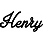 Mobile Preview: Henry - Schriftzug aus Birke-Sperrholz