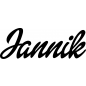 Preview: Jannik - Schriftzug aus Birke-Sperrholz