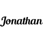 Preview: Jonathan - Schriftzug aus Birke-Sperrholz