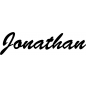 Preview: Jonathan - Schriftzug aus Birke-Sperrholz
