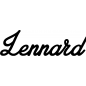 Preview: Lennard - Schriftzug aus Birke-Sperrholz