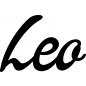Preview: Leo - Schriftzug aus Birke-Sperrholz