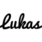 Preview: Lukas - Schriftzug aus Birke-Sperrholz