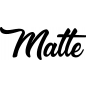 Preview: Malte - Schriftzug aus Birke-Sperrholz