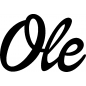 Preview: Ole - Schriftzug aus Birke-Sperrholz