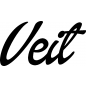 Preview: Veit - Schriftzug aus Birke-Sperrholz
