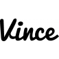 Preview: Vince - Schriftzug aus Birke-Sperrholz