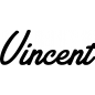 Preview: Vincent - Schriftzug aus Birke-Sperrholz