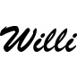 Preview: Willi - Schriftzug aus Birke-Sperrholz