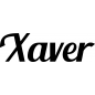 Preview: Xaver - Schriftzug aus Birke-Sperrholz