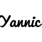 Preview: Yannic - Schriftzug aus Birke-Sperrholz