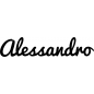 Preview: Alessandro - Schriftzug aus Buchenholz