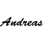 Preview: Andreas - Schriftzug aus Buchenholz