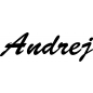 Preview: Andrej - Schriftzug aus Buchenholz