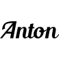 Preview: Anton - Schriftzug aus Buchenholz