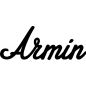 Preview: Armin - Schriftzug aus Buchenholz