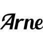 Preview: Arne - Schriftzug aus Buchenholz