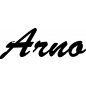 Preview: Arno - Schriftzug aus Buchenholz