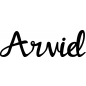 Preview: Arvid - Schriftzug aus Buchenholz