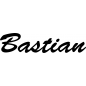 Preview: Bastian - Schriftzug aus Buchenholz