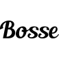 Preview: Bosse - Schriftzug aus Buchenholz