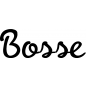 Preview: Bosse - Schriftzug aus Buchenholz