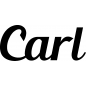 Preview: Carl - Schriftzug aus Buchenholz