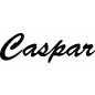 Preview: Caspar - Schriftzug aus Buchenholz