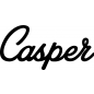 Preview: Casper - Schriftzug aus Buchenholz