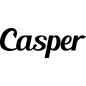 Preview: Casper - Schriftzug aus Buchenholz