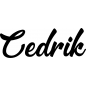 Preview: Cedrik - Schriftzug aus Buchenholz