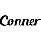 Preview: Conner - Schriftzug aus Buchenholz