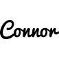 Preview: Connor - Schriftzug aus Buchenholz