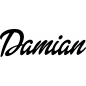 Mobile Preview: Damian - Schriftzug aus Buchenholz