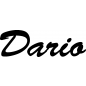 Preview: Dario - Schriftzug aus Buchenholz