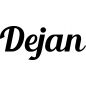 Preview: Dejan - Schriftzug aus Buchenholz
