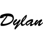 Preview: Dylan - Schriftzug aus Buchenholz