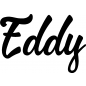 Preview: Eddy - Schriftzug aus Buchenholz