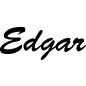 Preview: Edgar - Schriftzug aus Buchenholz